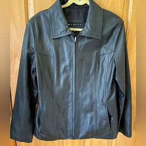 Real leather jacket - like new / no signs of wear